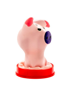 CONDOMERIE - HANDPAINTED NOVELTY CONDOMS PIG HEAD 2