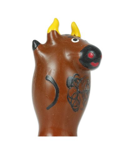 CONDOMERIE - HANDPAINTED NOVELTY CONDOMS BULL MODEL 1