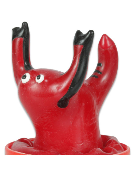 CONDOMERIE - HANDPAINTED NOVELTY CONDOMS RED SCORPIO