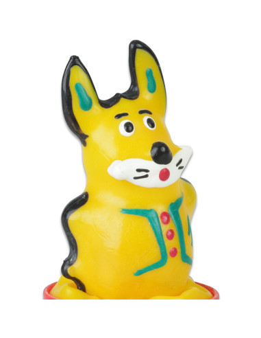 CONDOMERIE - HANDPAINTED NOVELTY CONDOMS CHINESE HARE MODEL 1