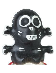 CONDOMERIE - HANDPAINTED NOVELTY CONDOMS SKULL BLACK MODEL 1