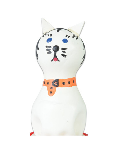 CONDOMERIE - HANDPAINTED NOVELTY CONDOMS CAT WHITE