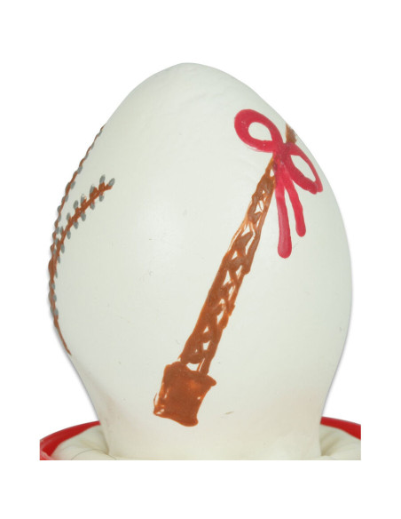 CONDOMERIE - HANDPAINTED NOVELTY CONDOMS EASTER EGG WHITE