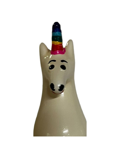 CONDOMERIE - HANDPAINTED NOVELTY CONDOMS UNICORN RAINBOW