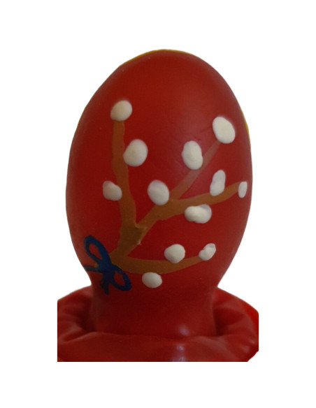 CONDOMERIE - HANDPAINTED NOVELTY CONDOMS EASTER EGG RED