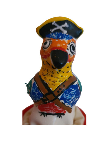 CONDOMERIE - HANDPAINTED NOVELTY CONDOMS CAPTAIN PARROT
