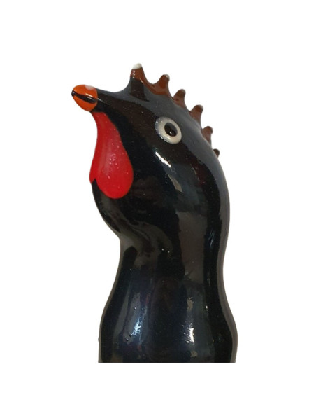 CONDOMERIE - HANDPAINTED NOVELTY CONDOMS BLACK ROOSTER