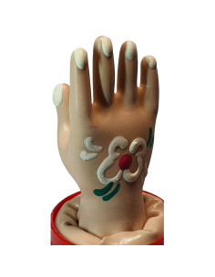 CONDOMERIE - HANDPAINTED NOVELTY CONDOMS HAND MODEL 2