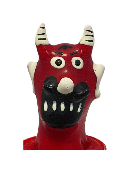 CONDOMERIE - HANDPAINTED NOVELTY CONDOMS DEVILS MOUTH MODEL 2