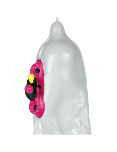 CONDOMERIE - HANDPAINTED NOVELTY CONDOMS MOTORBIKE XL