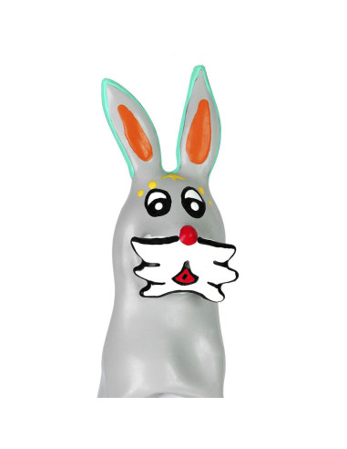 CONDOMERIE - HANDPAINTED NOVELTY CONDOMS BUNNY XL