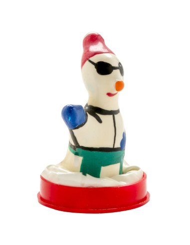 CONDOMERIE - HANDPAINTED NOVELTY CONDOMS SNOWBOARDER XL