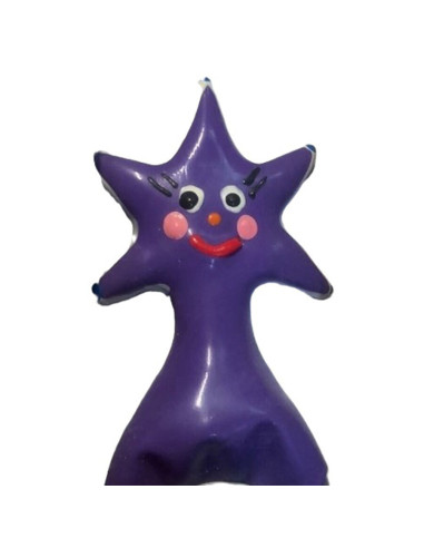 CONDOMERIE - HANDPAINTED NOVELTY CONDOMS HAPPY STAR XL