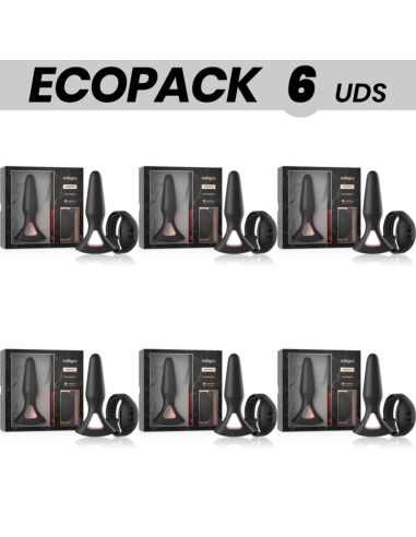 ECOPACK 6 UNITS - ANBIGUO WATCHME REMOTE CONTROL VIBRATOR ANAL PLUG ALEXANDRU