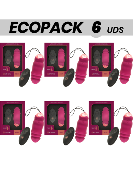 ECOPACK 6 VIENETAI - RITHUAL REVA EGG NUOTOLINIO VALDYMO UPandDOWN SISTEMA VIBRACIJOS