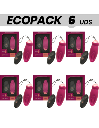 ECOPACK 6 VIENETAI - RITHUAL PRIYA KIAUŠINIO NUOTOLINIO VALDYMO G-SPOT VIBRACIJOS