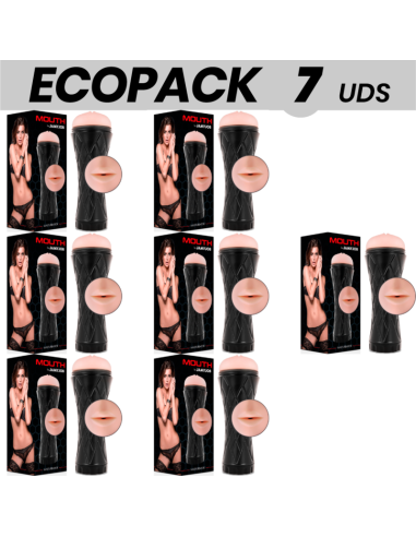 ECOPACK 7 UNITS - JAMYJOB MOUTH MASTURBADOR - MOUTH