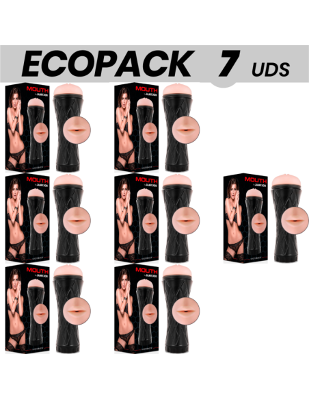 ECOPACK 7 UNITS - JAMYJOB MOUTH MASTURBADOR - MOUTH
