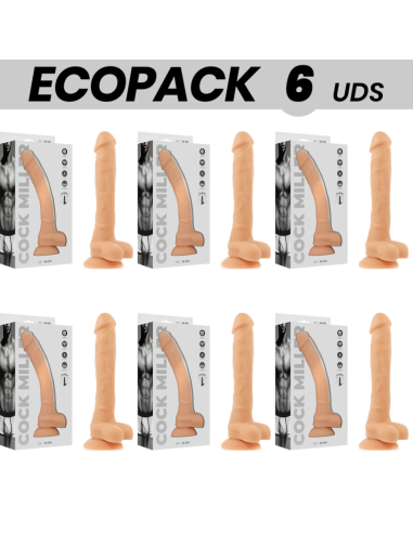 ECOPACK 6 VIENETAI - COCK MILLER SILIKONINIO TANKIO FORMULINIS COCKSIL 24 CM