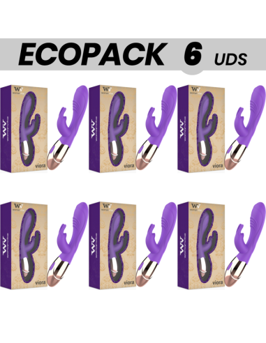 ECOPACK 6 VIENETAI - WOMANVIBE VIORA ĮKRAUNAMAS SILIKONINIS VIBRATORIUS