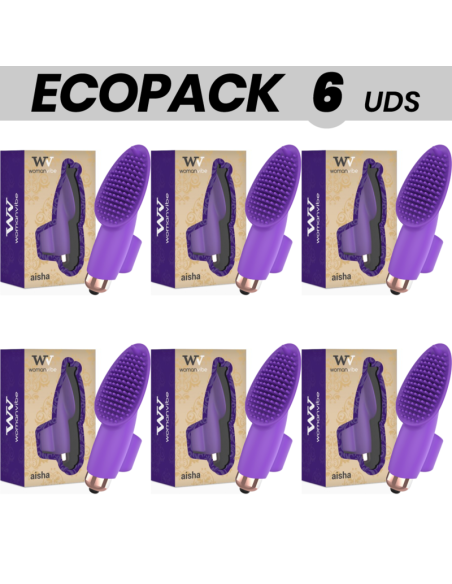 ECOPACK 6 VIENETAI – WOMANVIBE AISHA SILICONE STIMULIATORIUS STImuliatorius