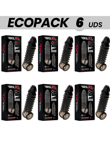ECOPACK 6 VIENETAI - VIRILXL VARPOS ILGINIMO ĮRANGA IR ĮMAUTĖ V11 JUODAS