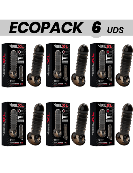 ECOPACK 6 VIENETAI - VIRILXL VARPOS ILGINIMO ĮRANGA IR ĮMAUTĖ V15 JUODAS