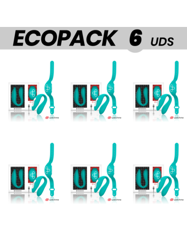 ECOPACK 6 UNITS - WEARWATCH DUAL VIBRATOR TECHNOLOGY WATCHME LIGHT GREEN