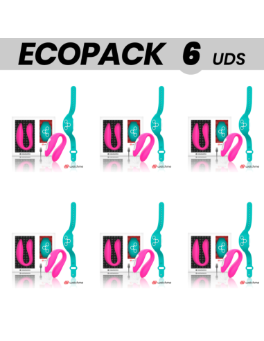 ECOPACK 6 UNITS - WEARWATCH DUAL VIBRATOR TECHNOLOGY WATCHME FUCHSIA - SEAWATER