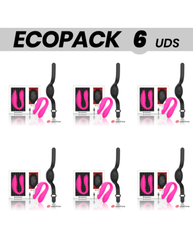ECOPACK 6 UNITS - WEARWATCH DUAL VIBRATOR TECHNOLOGY WATCHME FUCHSIA-AZABACHE