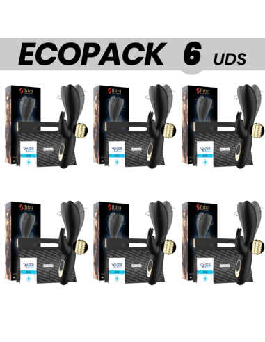 ECOPACK 6 UNITS - IBIZA ROTATING RABBIT VIBRATOR