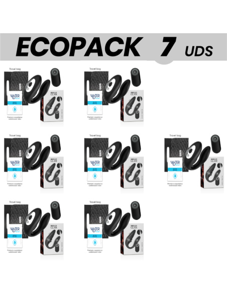 ECOPACK 7 UNITS - BRILLY GLAM COUPLE PULSING and VIBRATING REMOTE CONTROL