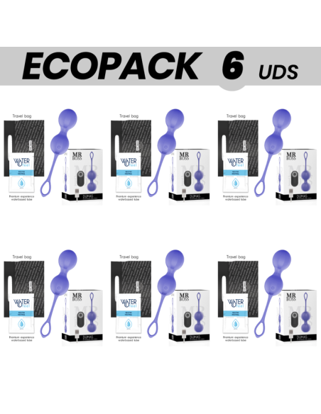 ECOPACK 6 VIENETAI – MR BOSS DUMAS KEGEL BOLAS VIBRADORAS CONTROL REMOTO