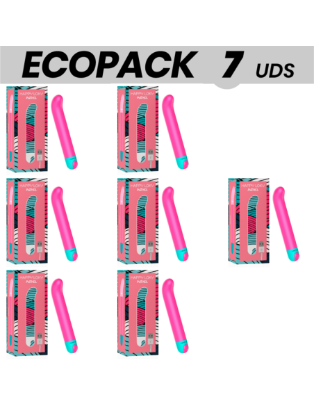 ECOPACK 6 VIENETAI - HAPPY LOKY VIENETAI ARIEL G-SPOT VIBRATORIUS