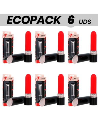ECOPACK 7 UNITS - LIPS STYLE SHIA VIBRATORY LIPSTICK