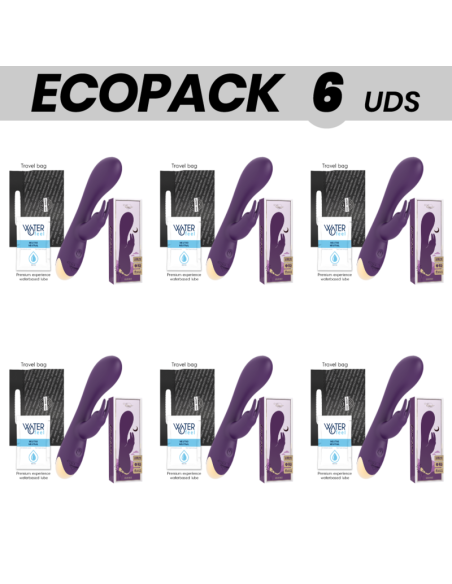 ECOPACK 6 UNITS - TREASURE LAURENCE RABBIT VIBRATOR COMPATIBLE CON WATCHME WIRELESS TECHNOLOGY