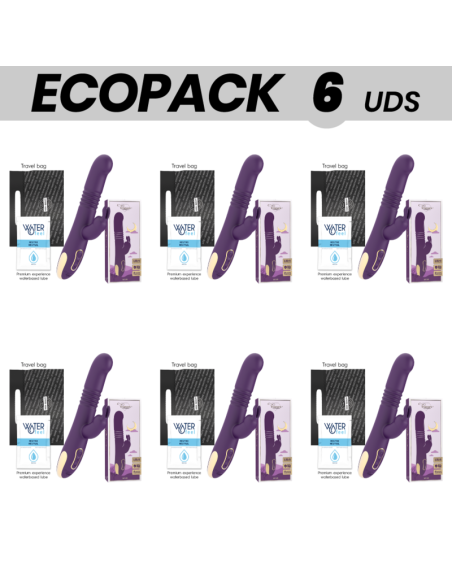 ECOPACK 6 UNITS - TREASURE BASTIAN RABBIT UP and DOWN, ROTATOR and VIBRATOR COMPATIBLE CON WATCHME WIRELESS TECHNOLOGY