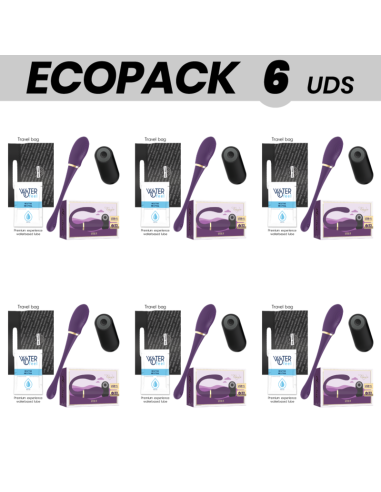 ECOPACK 6 UNITS - TREASURE MERLIN DOUBLE COUPLE VIBRATOR CONTROL REMOTO