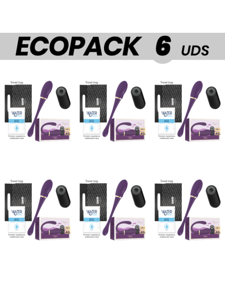 ECOPACK 6 UNITS - TREASURE MERLIN DOUBLE COUPLE VIBRATOR CONTROL REMOTO