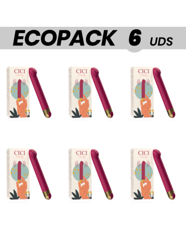 ECOPACK 6 UNITS - CICI BEAUTY PREMIUM SILICONE CLIT STIMULATOR