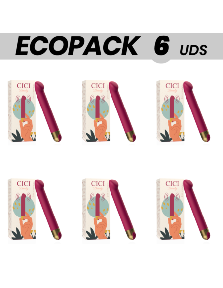 ECOPACK 6 UNITS - CICI BEAUTY PREMIUM SILICONE CLIT STIMULATOR