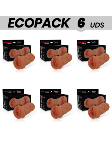 ECOPACK 6 UNITS - JAMYJOB SIGNATURE MILENA VAGINA MASTURBATOR