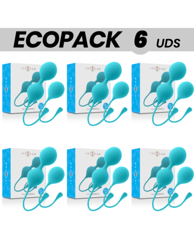 ECOPACK 6 VIENETŲ - INTENSE KEGELIO KAMUOLIUKŲ RINKINYS KENDALL BLUE