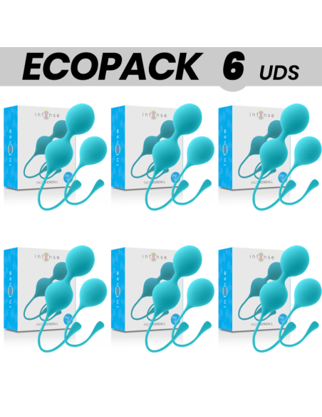 ECOPACK 6 VIENETŲ - INTENSE KEGELIO KAMUOLIUKŲ RINKINYS KENDALL BLUE