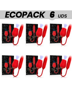 ECOPACK 6 UNITS - MIA AMALFI DOUBLE PLEASURE SUCKER UP AND DOWN
