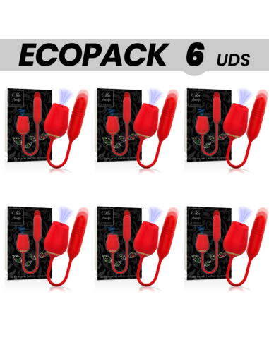 ECOPACK 6 UNITS - MIA AMALFI DOUBLE PLEASURE SUCKER UP AND DOWN