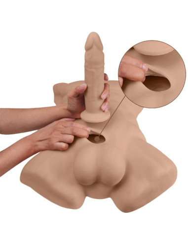SILEXD - APOLLO L REALISTIC MALE TORSO CARAMEL