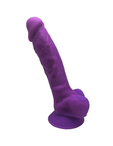 SILEXD - MODEL 1 REALISTIC PENIS PREMIUM SILEXPAN SILICONE VIOLET 17.5 CM