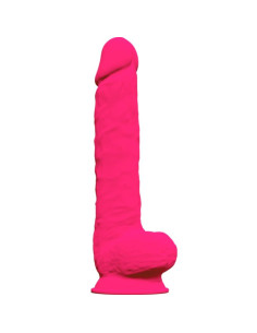 SILEXD - MODEL 1 REALISTIC PENIS PREMIUM SILEXPAN SILICONE FUCHSIA 38 CM