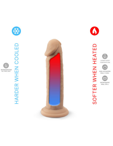 SILEXD - REALISTIC PENIS MODEL 2 THERMOREACTIVE SILICONE 15.4 CM